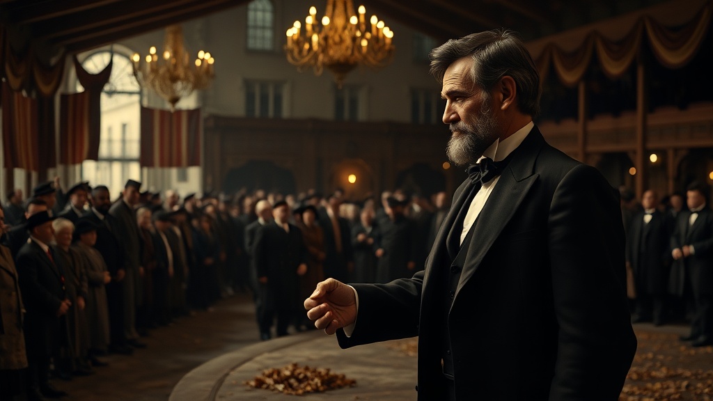 Scene 25: The Peoria Speech